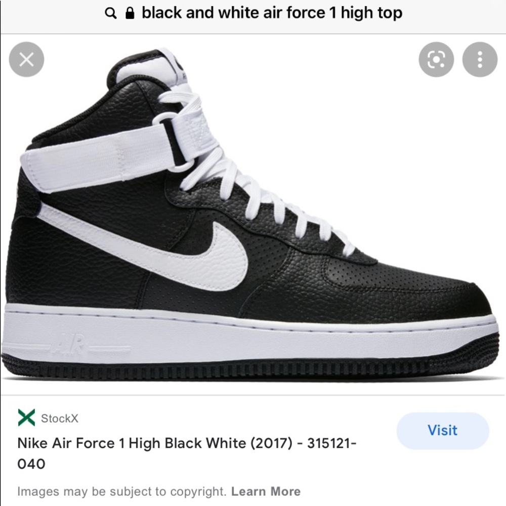 Nike worn once Air Force 1